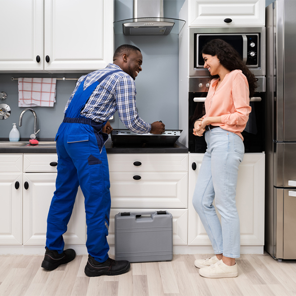 can you provide an estimate for cooktop repair before beginning any work in Tower City